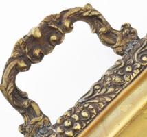 Egyiptomi nagy méretű tálca. vésett. réz XX. sz. közepe 64x23 cm