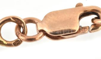 14K arany (Au) király mintás nyaklánc. Jelzett 18,1 g 59 cm