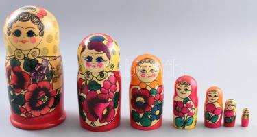 7 darabos matrjoska baba 23 cm