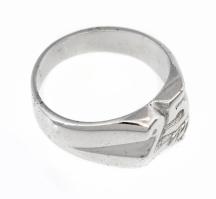 KIOSZ 25 éves ezüst (Ag) gyűrű jelzett 8,73 g m: 71