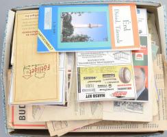 Egy doboznyi modern térkép, magyar és külföldi nagyon sok az 1950-es évektől