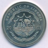 Libéria 2003. 5$ Cu-Ni "2004-es Olimpiai játékok, Athén" T:UNC,AU apró folt
Liberia 2003....