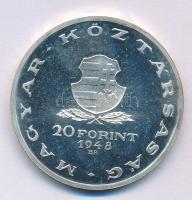 1948. 20Ft Ag "Táncsics" utánveret T:PP fo.
Adamo EM3