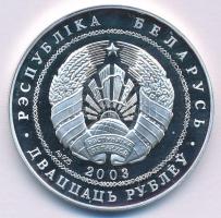 Fehéroroszország 2003. 20R Ag "2004-es Olimpiai játékok, Athén - Súlylökés" T:PP halvány p...