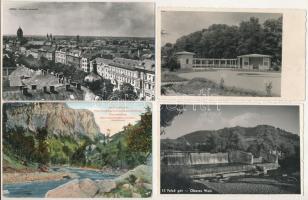 63 db főleg RÉGI erdélyi és román város képeslap vegyes minőségben, sok fekete-fehér / 63 mostly pre-1945 Transylvanian and Romanian town-view postcards in mixed quality, many black and white