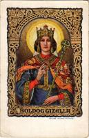 Boldog Gizella királyné. Rigler József Ede R.J.E. 16/2. / Die selige Gisela, Königin v. Ungarn / Gisela the beatified Queen of Hungary s: Kátainé Helbing Aranka (EK)