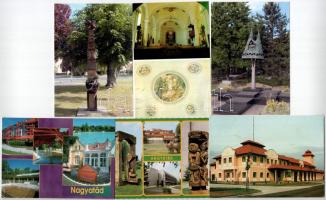 NAGYATÁD - 23 db modern használatlan képeslap