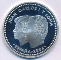 Spanyolország 2004. 10E Ag "2004-es Olimpiai játékok, Athén" T:PP Spain 2004. 10 Euros Ag ...