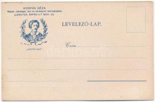 Budapest IV. Újpest, Korpás Géza zsidó kereskedő üzlete "Petőfihez" Árpád út 26/A. Judaika...