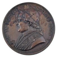 Olasz államok / Pápai Állam (Vatikán) 1846. IX. Pius pápa / A pápa beköltözése a Lateránba kétoldalas bronz emlékérem. Szign.: Giuseppe Cerbara (43,7mm) T:XF patina, ph. Italian states / Papal State (Vatican) 1846. Pope Pius IX / The Popes move into the Lateran bronze commemorative medal. Sign.: Giuseppe Cerbara. PIVS IX PONTIFEX MAXIMVS ANNO I / SACROS SEDIS LATER POSSESS - VI IDVS NOV - MDCCCXXXXVI (43,7mm) C:XF patina, edge errors