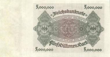 Német Birodalom / Weimari Köztársaság 1923. 5.000.000M T:I