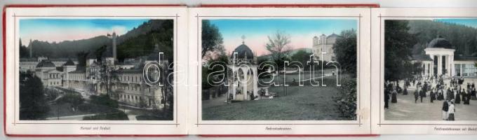 Mariánské Lázne, Marienbad; leporellófüzet 12 lappal / leporello booklet with 12 pages,