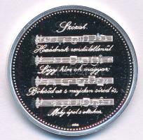 Csontos Attila 2016. "Szózat emlékérem" jelzett Ag emlékérem kapszulában (10g/0.999/30mm) ...