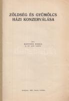 Kapitány Mária:
Zöldség és gyümölcs házi konzerválása VI. kiadás.
Budapest, 1944. Szerző (Ladányi ...