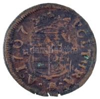 1707K-B Rézpoltúra "II. Rákóczi Ferenc" (3,02g) T:XF,VF kis kitörés patina Hungary 1707K-B...