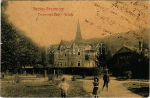 1907 Beszterce, Bistritz, Bistrita; Sétatér / Promenade Park (EB)