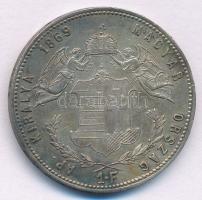 1869KB 1Ft Ag "Ferenc József / Angyalos címer" Körmöcbánya T:XF patina 
Hungary 1869KB 1 ...