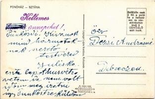 Sztána, Stana (Kalotaszeg, Tara Calatei); Fonóház / spinning house, folklore