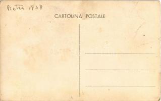 1938 Pietris, Romanian folklore, spinning woman. photo (fl)