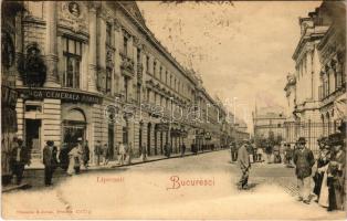 1902 Bucharest, Bukarest, Bucuresti, Bucuresci; Lipscanii, Banca Generala Romana / street, bank (fl)