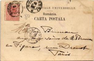 1900 Salutari din Romania / Romanian folklore (wet damage)