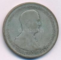 1930. 5P Ag "Horthy jobbra" T:F patina Adamo P8