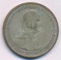 1930. 5P Ag "Horthy jobbra" T:F patina Adamo P8