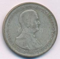 1930. 5P Ag "Horthy jobbra" T:F patina Adamo P8