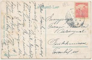 1917 Ferencfalva, Franzdorf, Valiug (Resicabánya, Resita); A ferencfalvi nagyvízmű. Felső csatorna b...