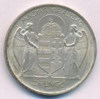 1939. 5P Ag "Horthy balra" T:AU,XF patina Adamo P8.2