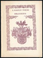 II. Rákóczi Ferenc ajánló bibliográfia 1976-84. Salgótarján 1985. 23p. Papírborítóval.
