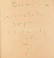 Darmó Éva (1980-): Geometrikus kompozíció. Olaj, farost, jelzett a hátoldalán, fakeretben, 80x60 cm