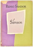 Rideg Sándor: Sámson. Bp., 1959, Táncsics. DEDIKÁLT! Kiadói papírkötés, kis sérüléssel