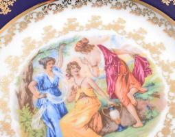 Thun historizáló dísztál. Jelzett, hibátlan, d: 24 cm