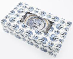 Japán fácánmintás 6 darab csésze, alátéttel. Jelzés nélkül, hibátlan, díszdobozban