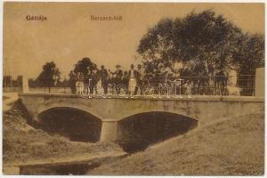1912 Gátalja, Gáttája, Gataia; Berzava híd / Barzava river bridge (Rb)