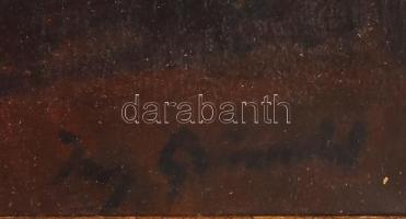 Iványi Grünwald Béla (1867-1940): Festő és aktmodellek. Olaj, vászon, jelezve jobbra lent. Restaurál...