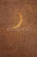 K. Spányi Béla (1852-1914): Holdfényes táj. Olaj, vászon, jelezve jobbra lent: Spányi Béla. Hátoldal...