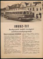 cca 1940 IBUSZ utazások képes katalógus. 16p