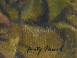 Feszty Masa (1895-1979): Hölgy portréja, 1920-as évek. Olaj, vászon. Jelezve jobbra lent: Feszty Mas...