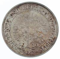 Németország / Weimari Köztársaság 1930G 5M Ag Karlsruhe. R! T:AU,XF patina
Germany / Weimar Republi...