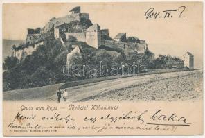 1904 Kőhalom, Reps, Rupea; vár. F. Petrovitsch kiadása / castle (fl)