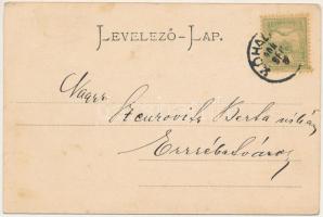 1904 Kőhalom, Reps, Rupea; vár. F. Petrovitsch kiadása / castle (fl)