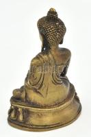 Sákjamuni Buddha. Réz, Tibet, XX. sz. első fele. Jelzés nélkül, m: 15,5 cm