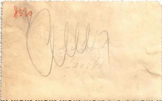 II. világháborús magyar katonák, pilóták / WWII Hungarian soldiers and pilot, photo (gyűrődések / cr...