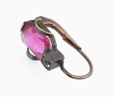 14 K arany fülbevaló természetes kövekkel. jelzett br 2,14 g