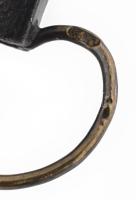 14 K arany fülbevaló természetes kövekkel. jelzett br 2,14 g