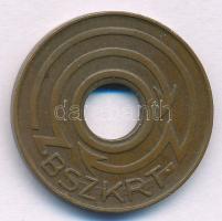 ~1946-1949. 5Ft "BSZKRT (Budapest Székesfőváros Közlekedési Részvénytársaság)" T:XF