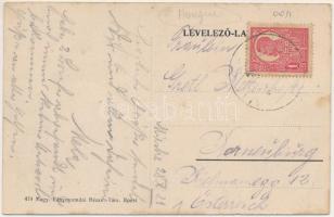 1921 Micske, Misca; Község látképe templomokkal / churches (fl)