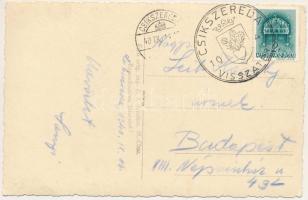 1940 Csíkszereda, Miercurea Ciuc; lány népviseletben / folklore. Foto orig. Ing. I. I. Aladics, phot...